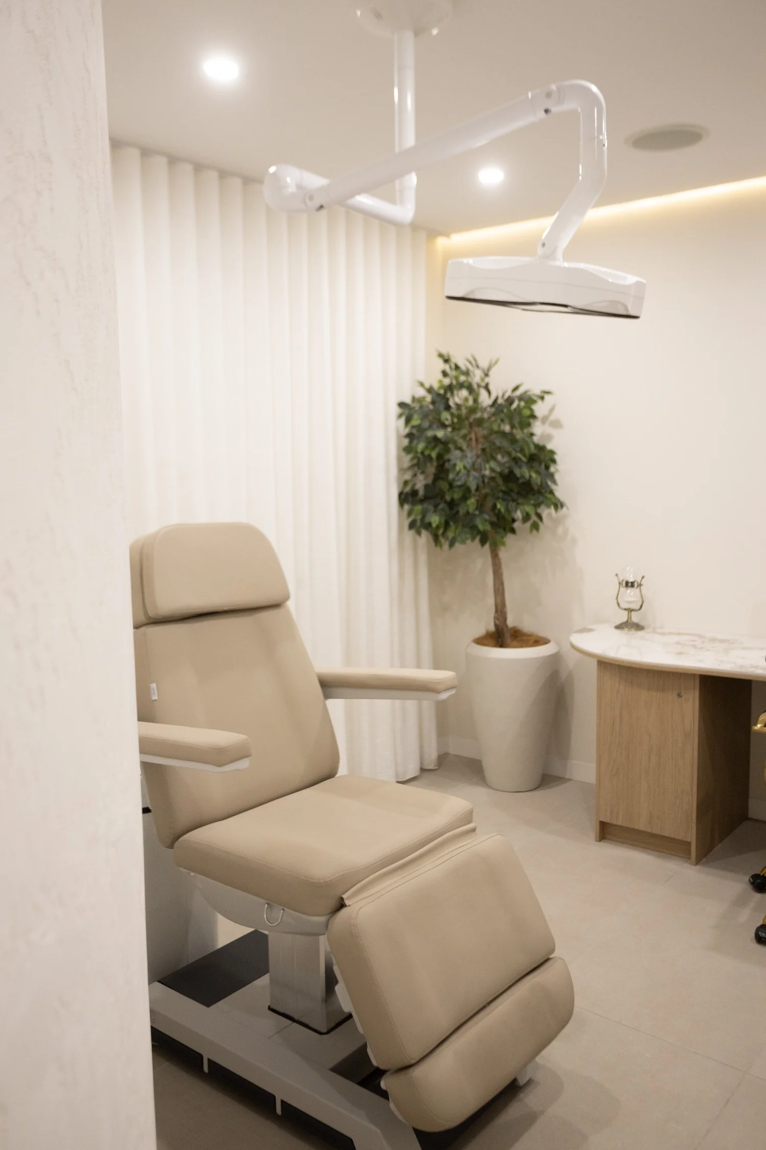 Treatment room at DERM Skin Specialists, Mount Gravatt, Brisbane, where Potenza RF microneedling is performed