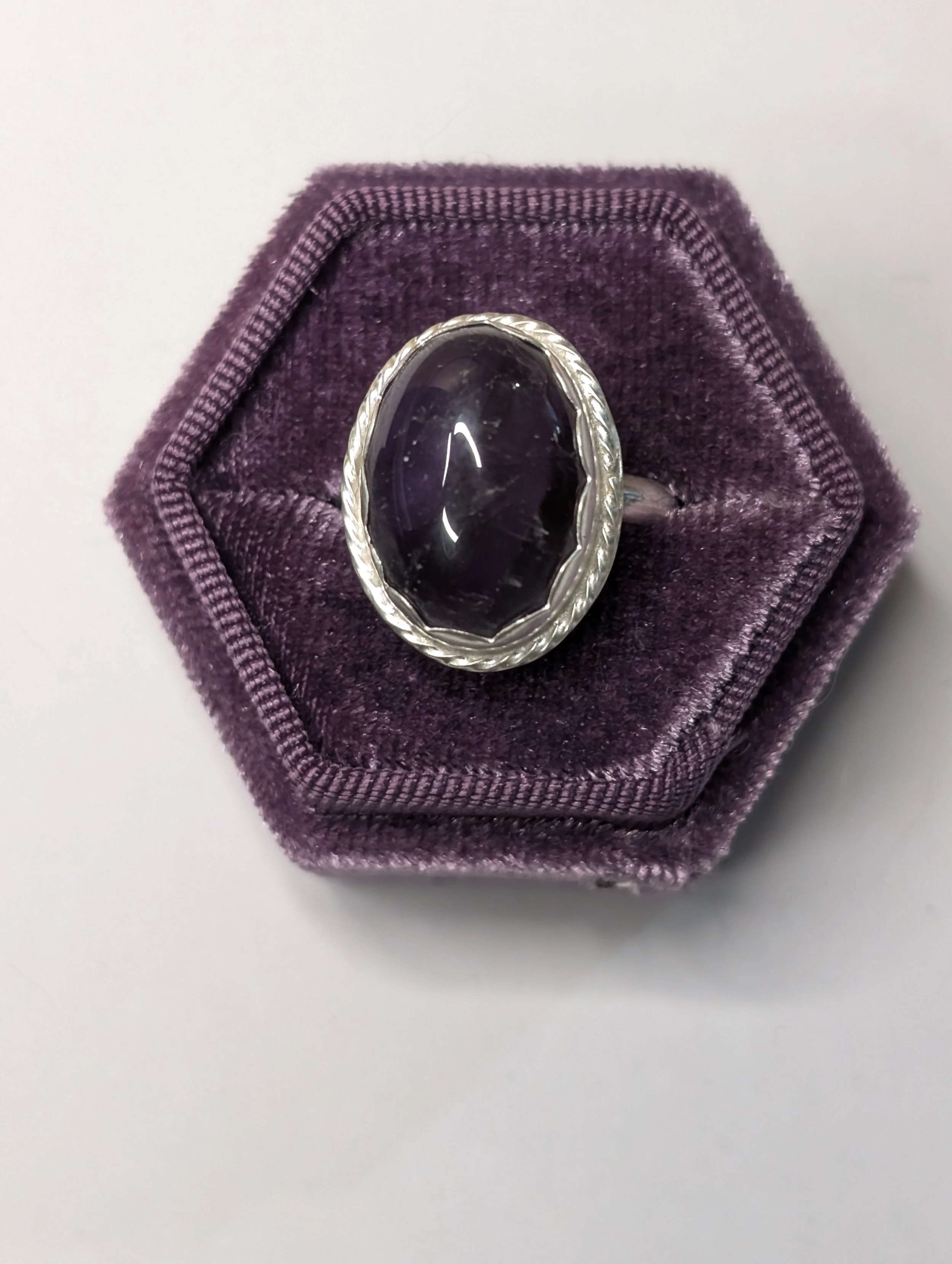 Sterling Silver and Amethyst Ring