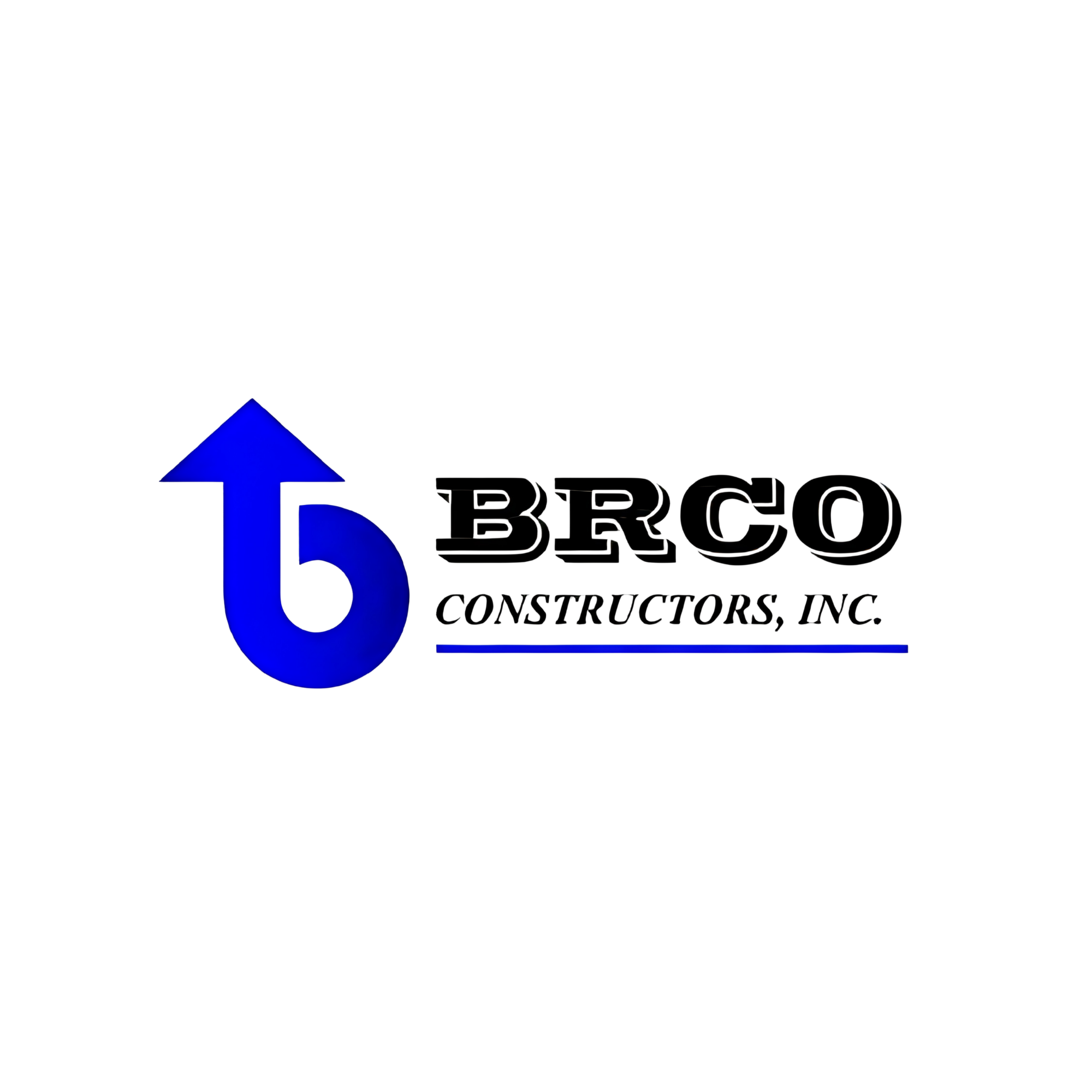 A blue arrow pointing upward next to the black text 'BER' and additional smaller text underneath