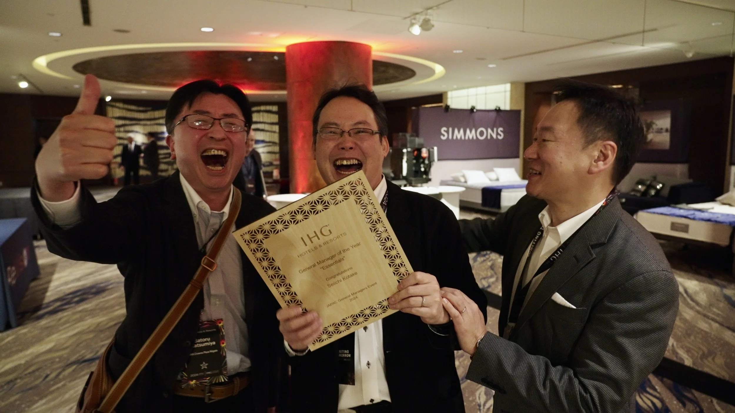 IHG hotel event in tokyo corporate photography video