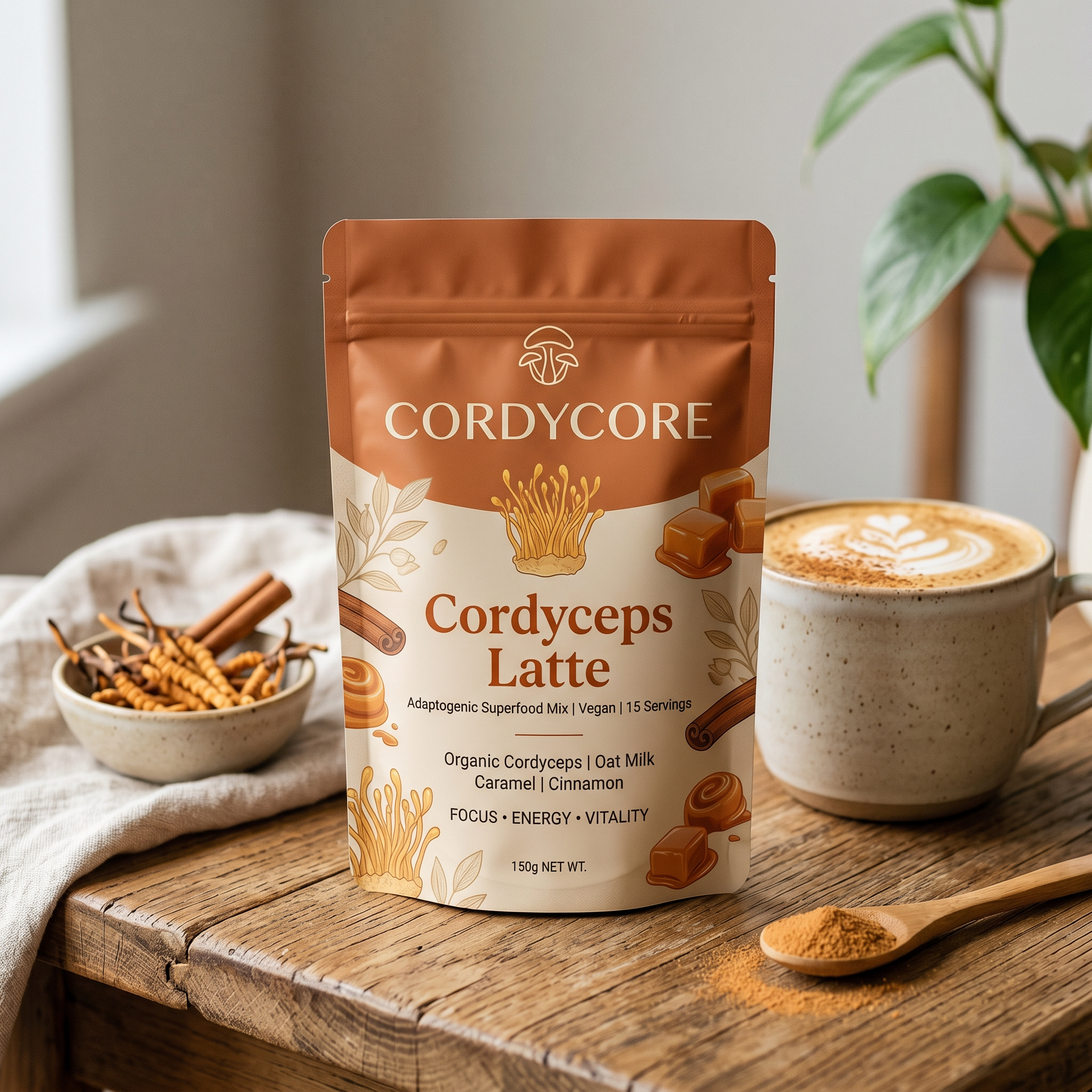 Cordycore latte