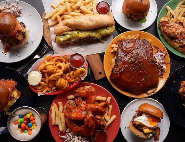American-inspired burger and fries served at Mama Brown restaurant in Wellington CBD.