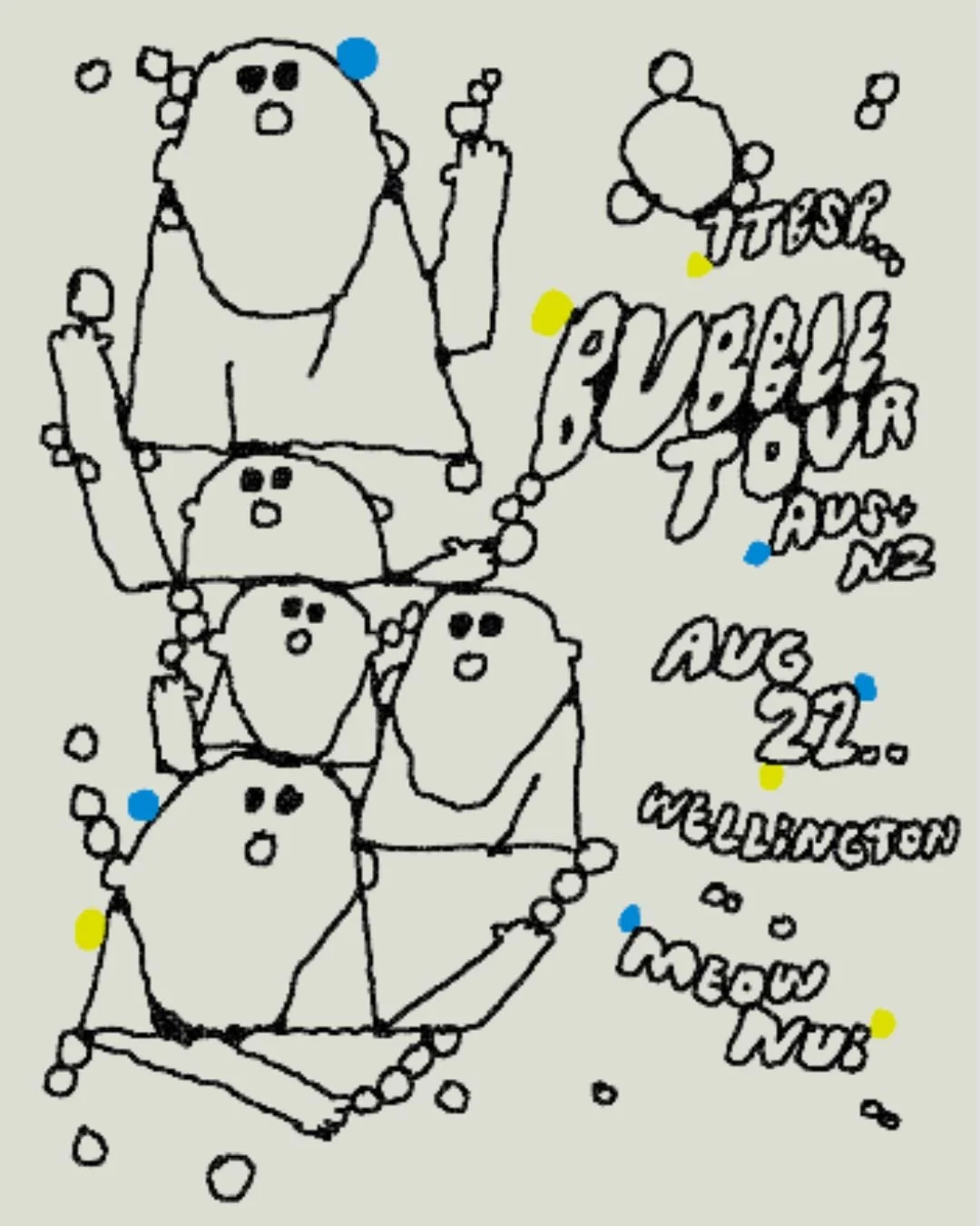 1tbsp (AUS) – The Bubble Tour Aotearoa Poster