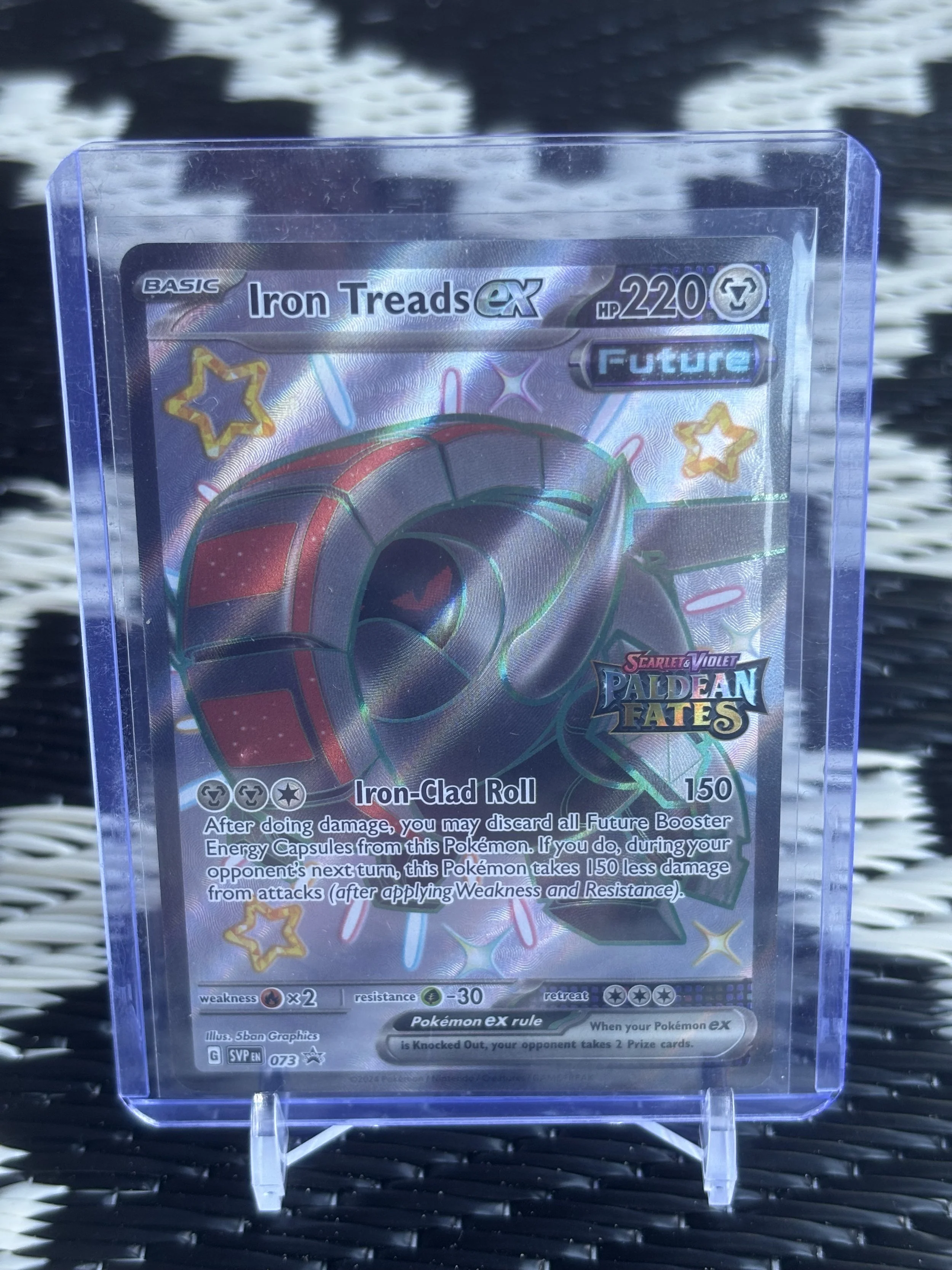 Iron Threads #073 PROMO NM (Paldean Fates Stamped)