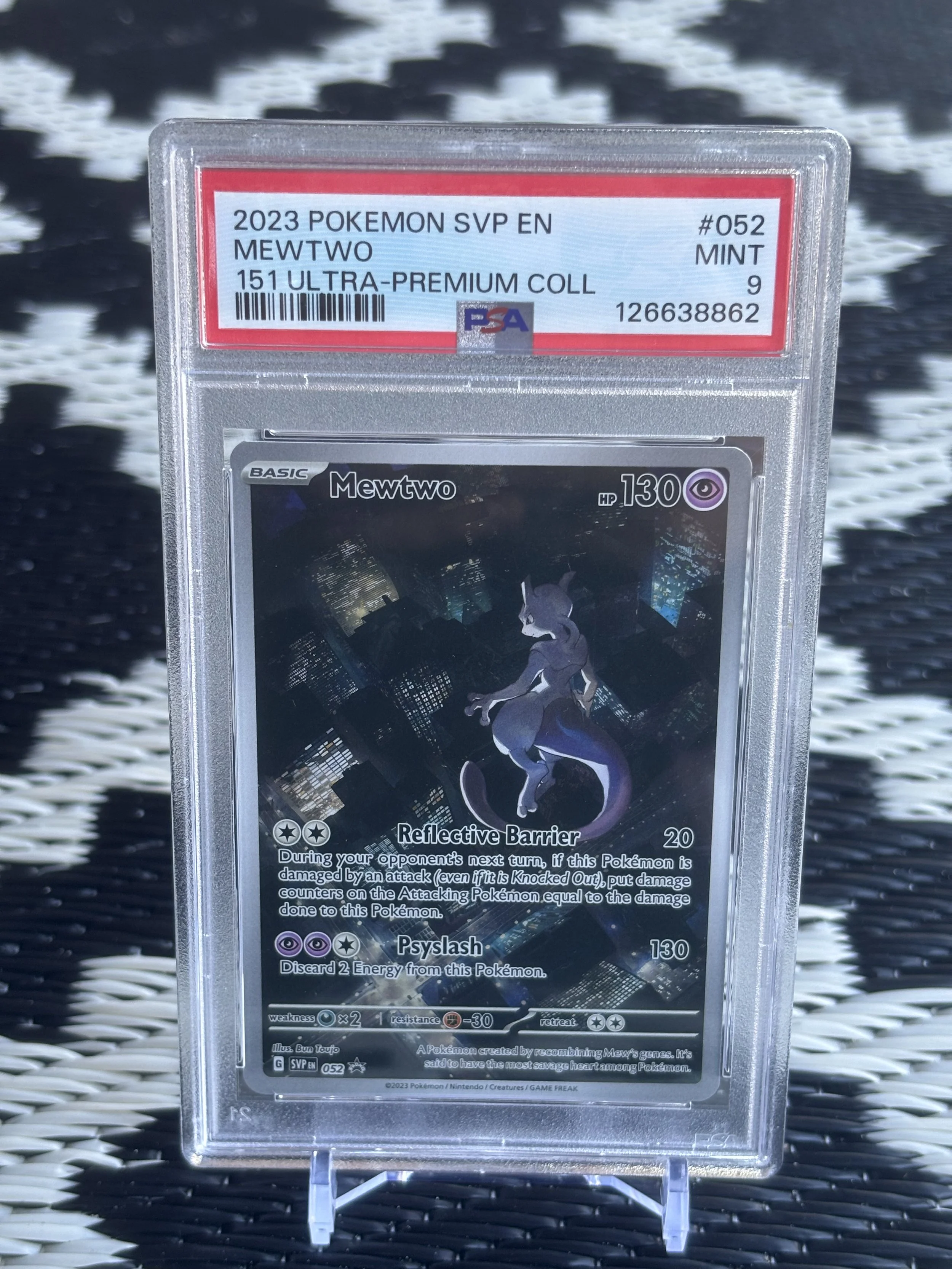 Mewtwo #052 GRADED PSA 9 PROMO