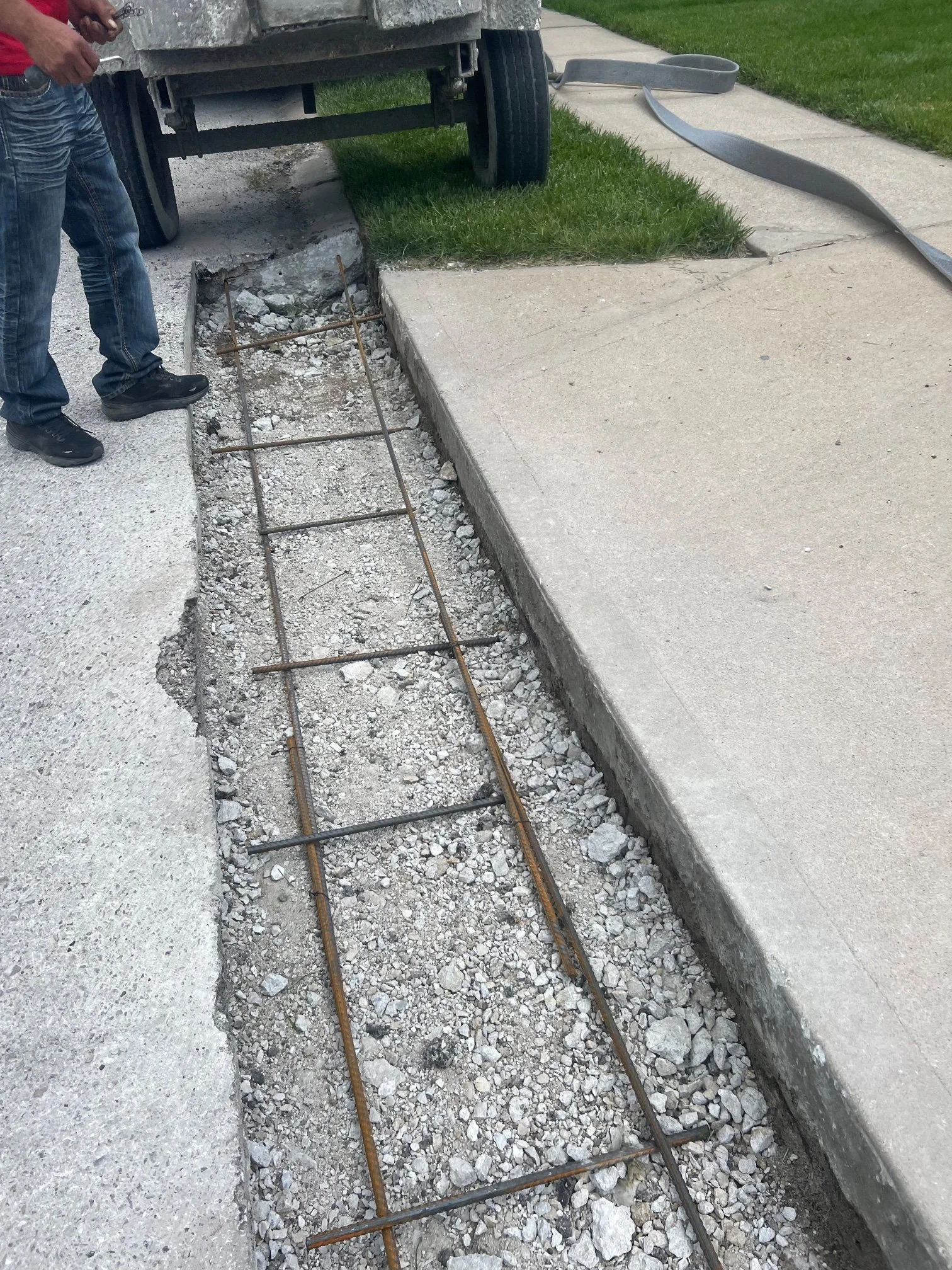 Trench work, second angle