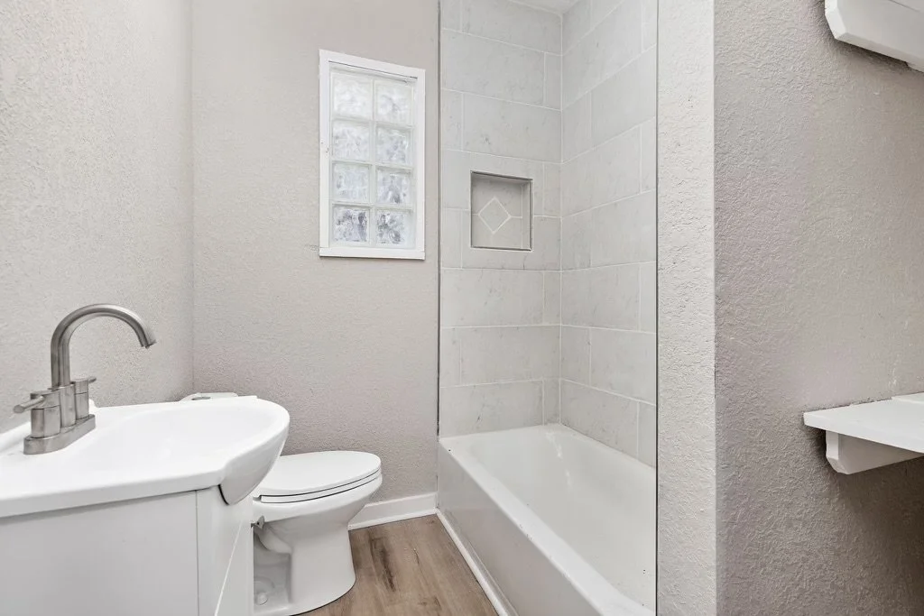 Bathroom — new tub and tile