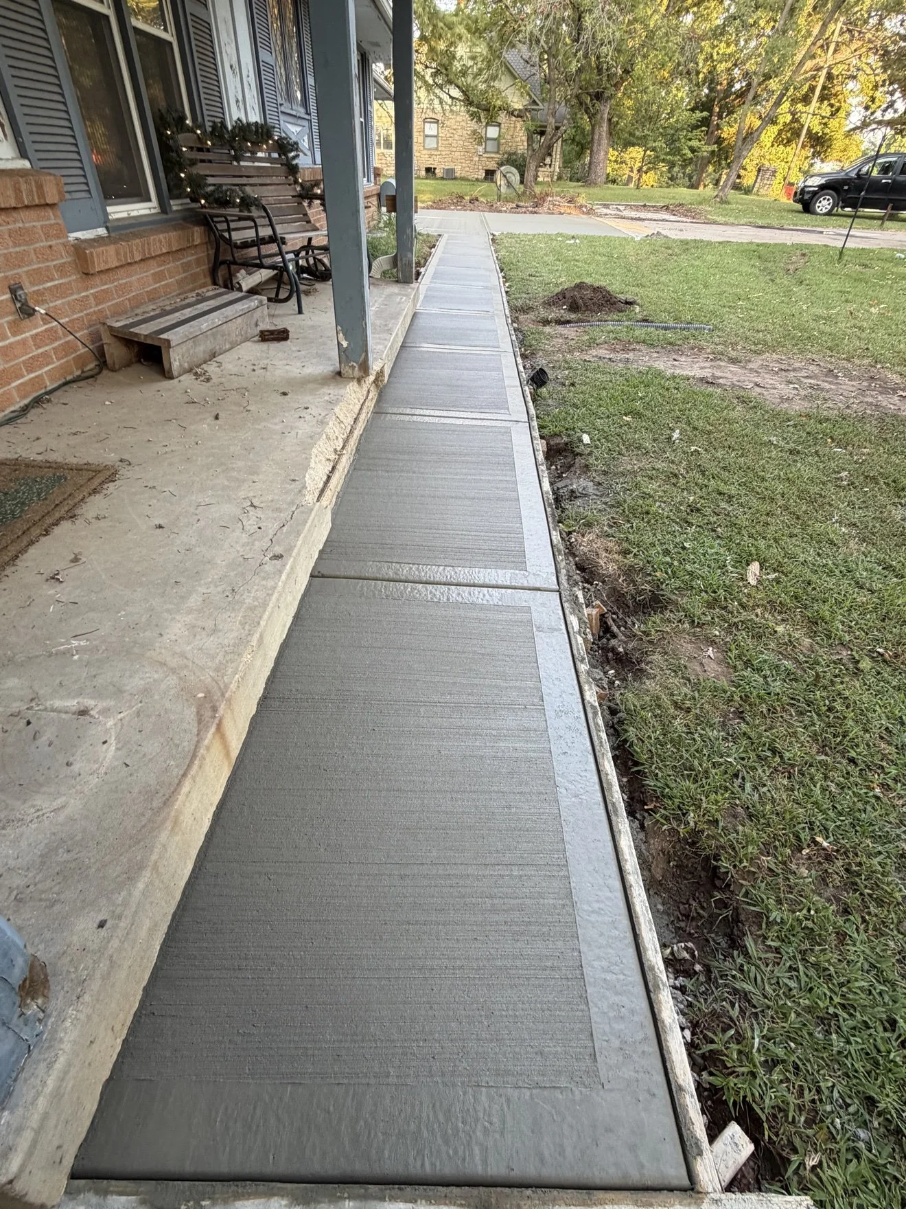 Finished — new walkway detail