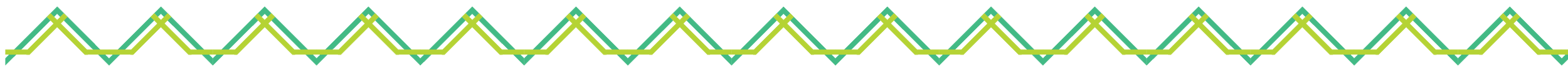 Repeated geometric pattern with green, yellow, and black colors forming a series of nested zigzag shapes.