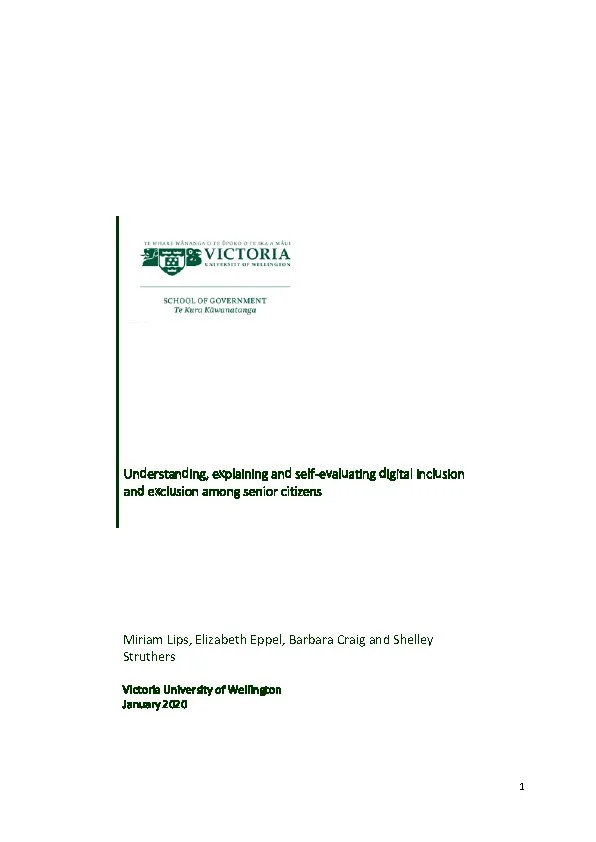 Understanding, explaining and self-evaluating digital inclusion and exclusion among senior citizens