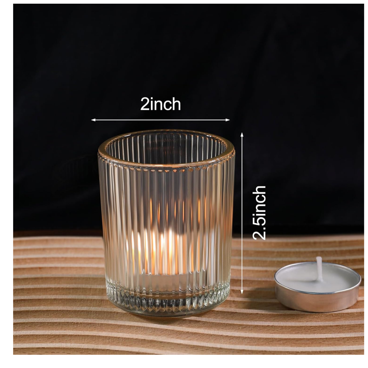 ribbed votive