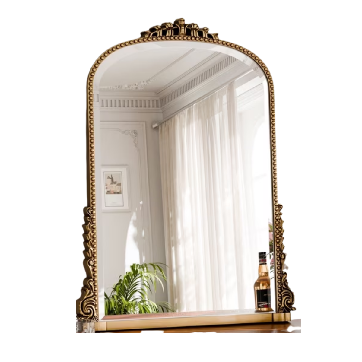 antique gold mirror