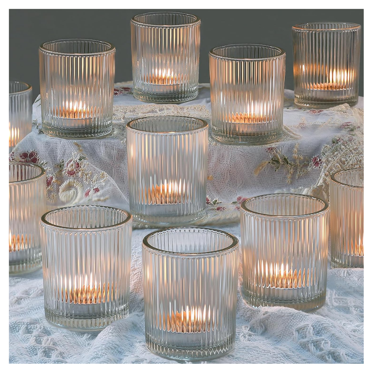 ribbed votive