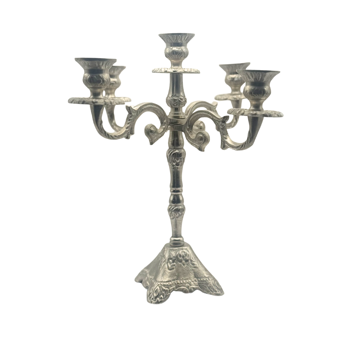 silver candelabra