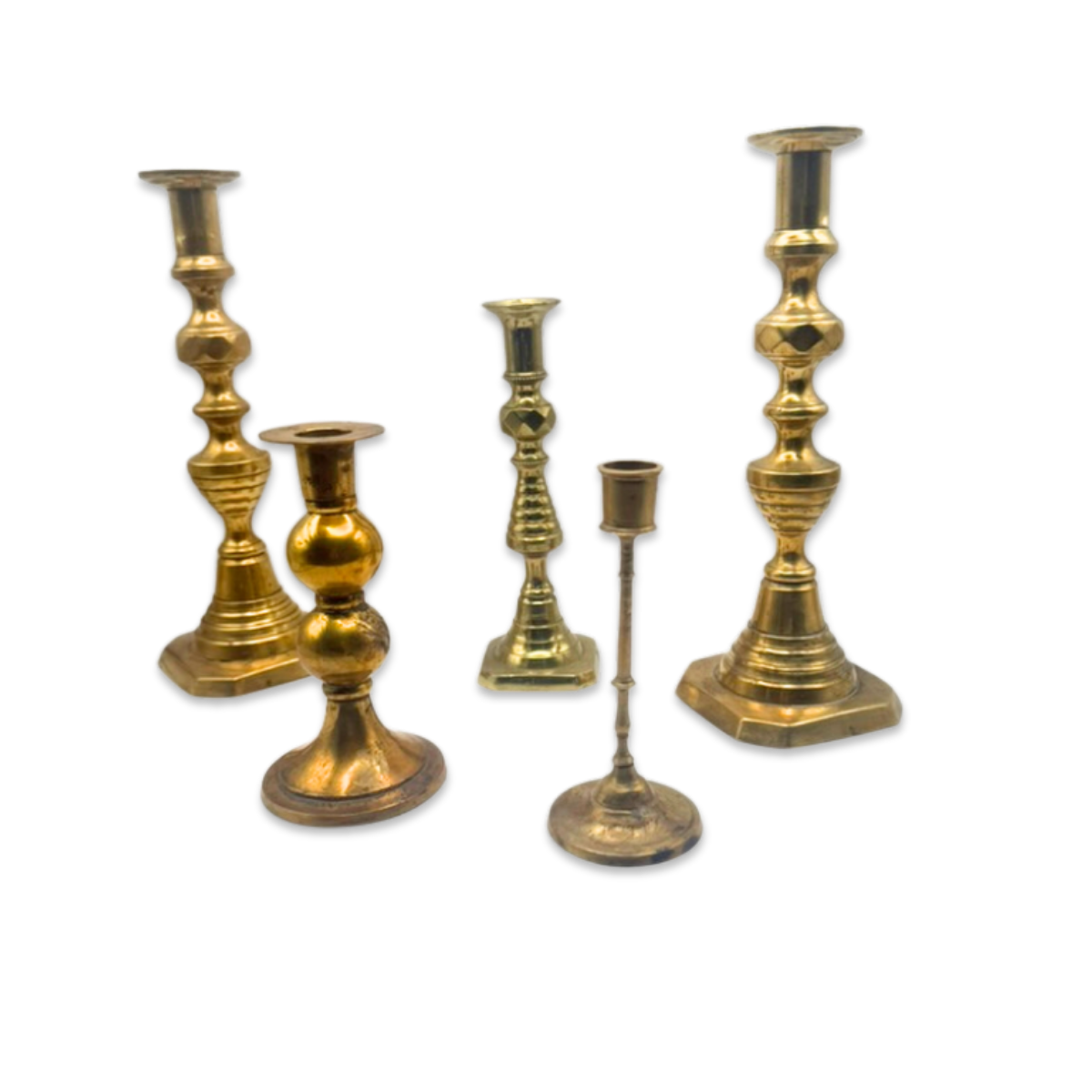 vintage gold candlestick