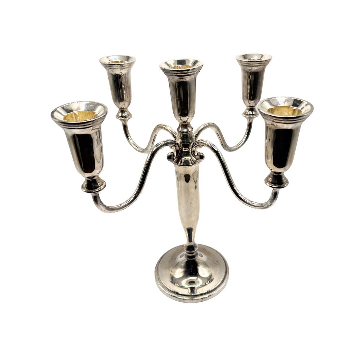 silver candelabra