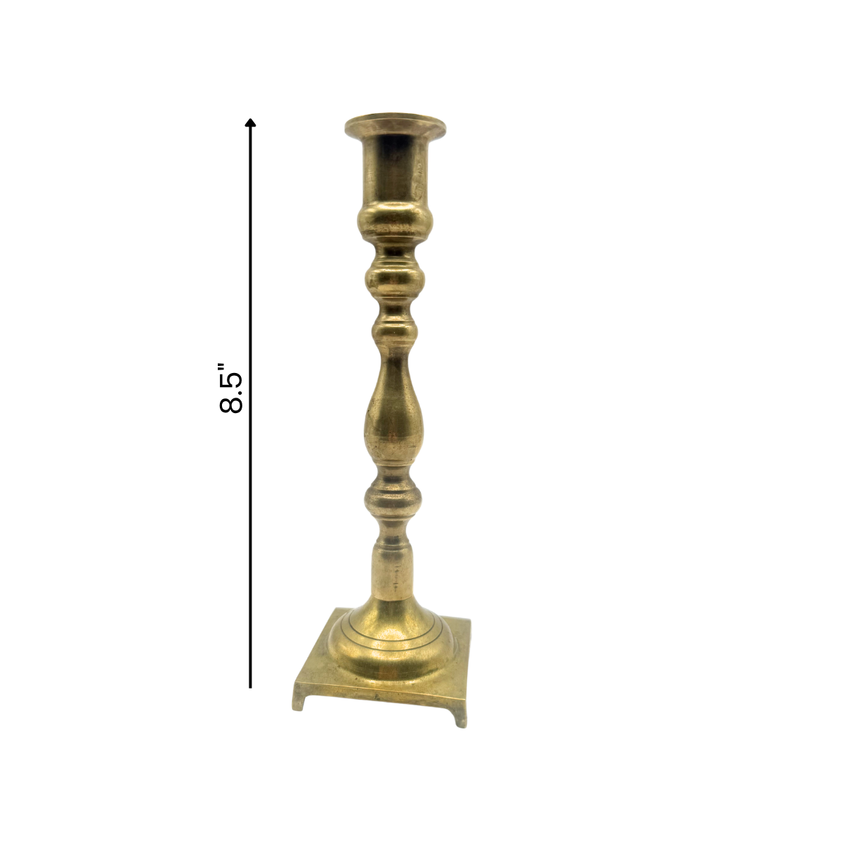 gold candlestick holder