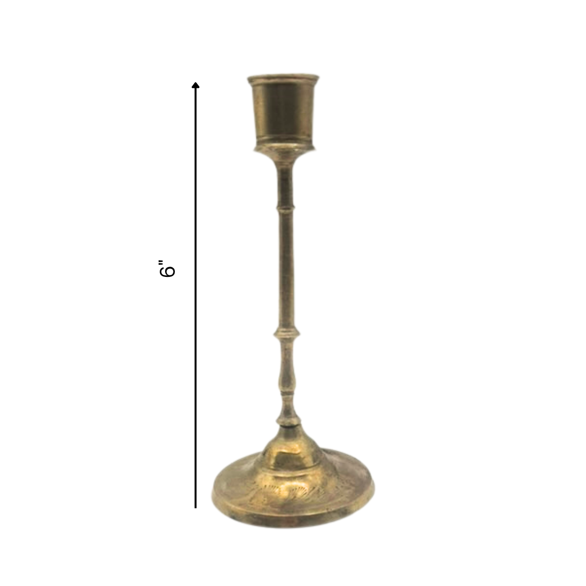 vintage gold candlestick