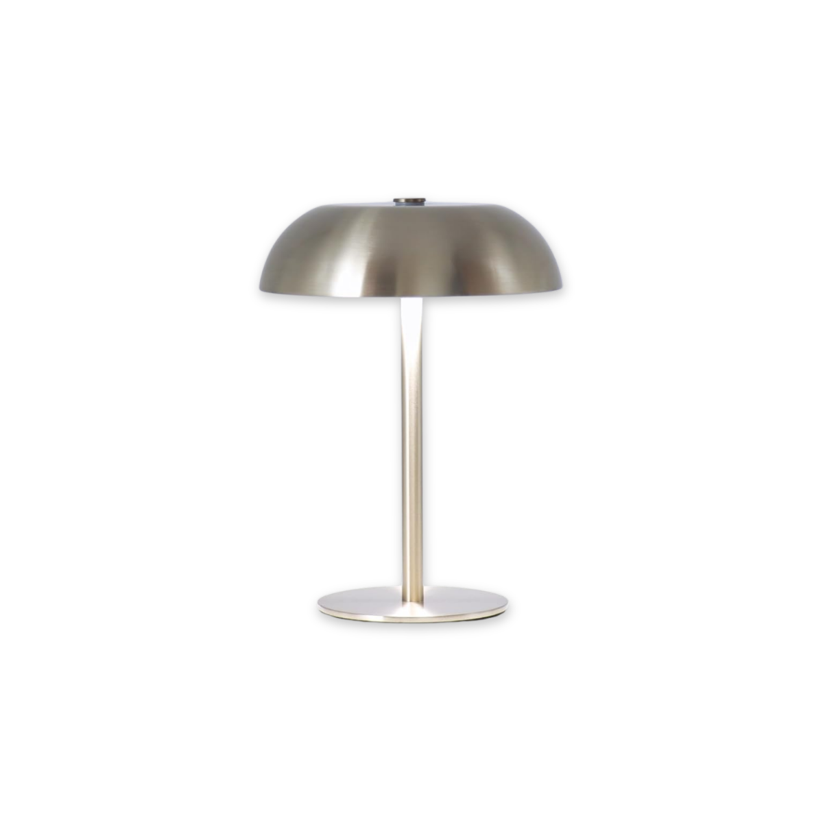 silver cordless lamp