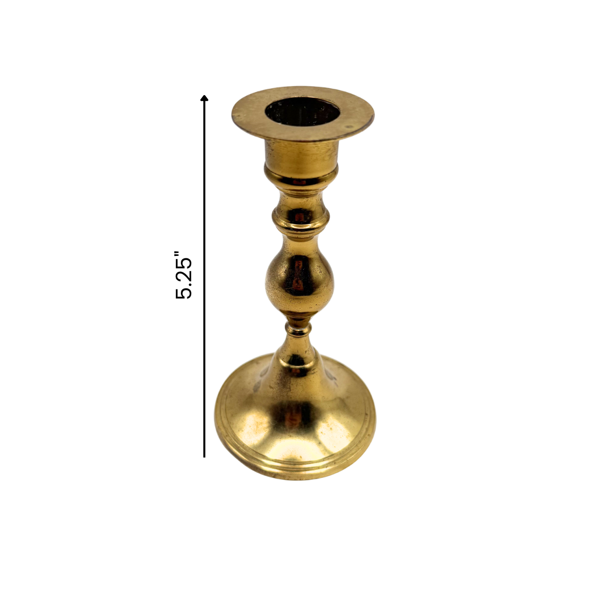 vintage gold candlestick