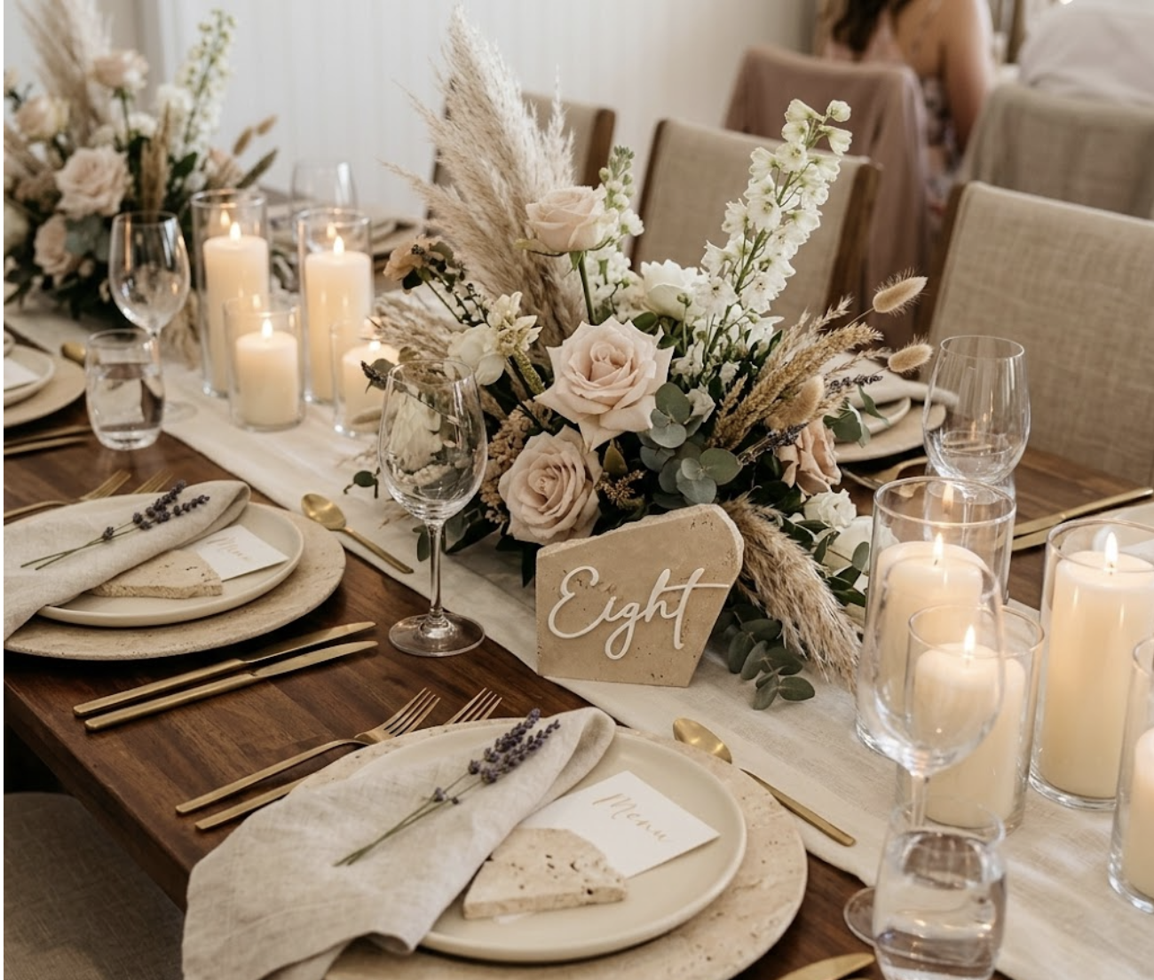 travertine table numbers