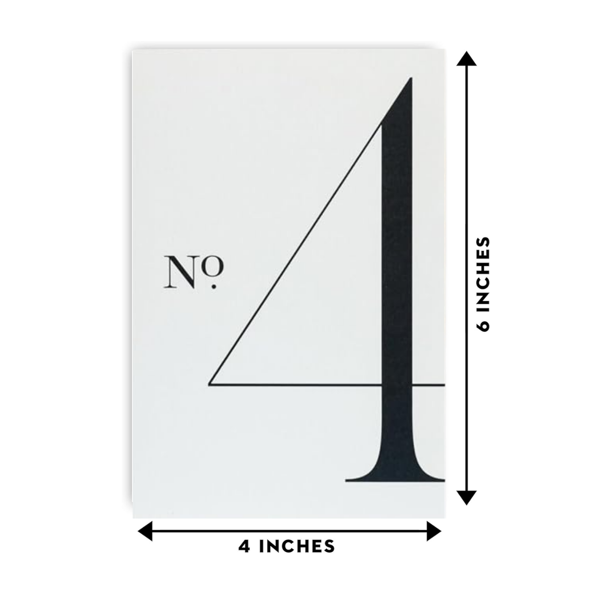 modern table numbers