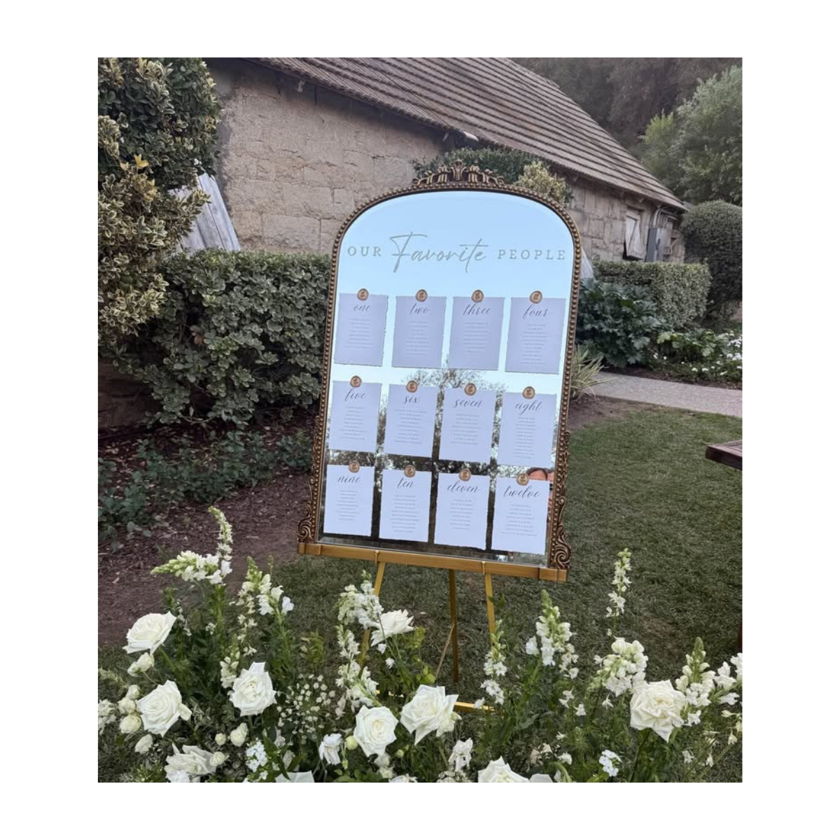 antique gold mirror