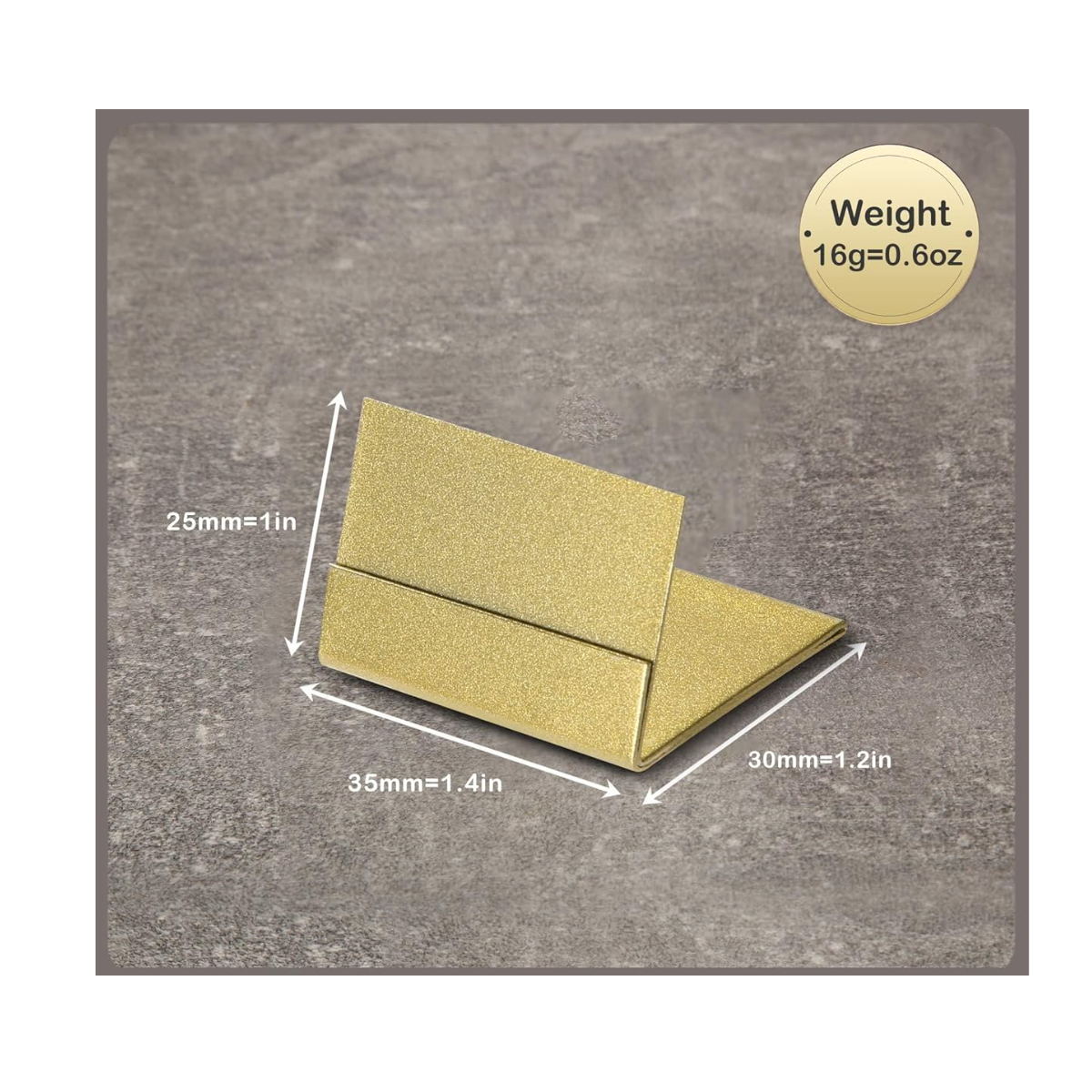 gold card holder