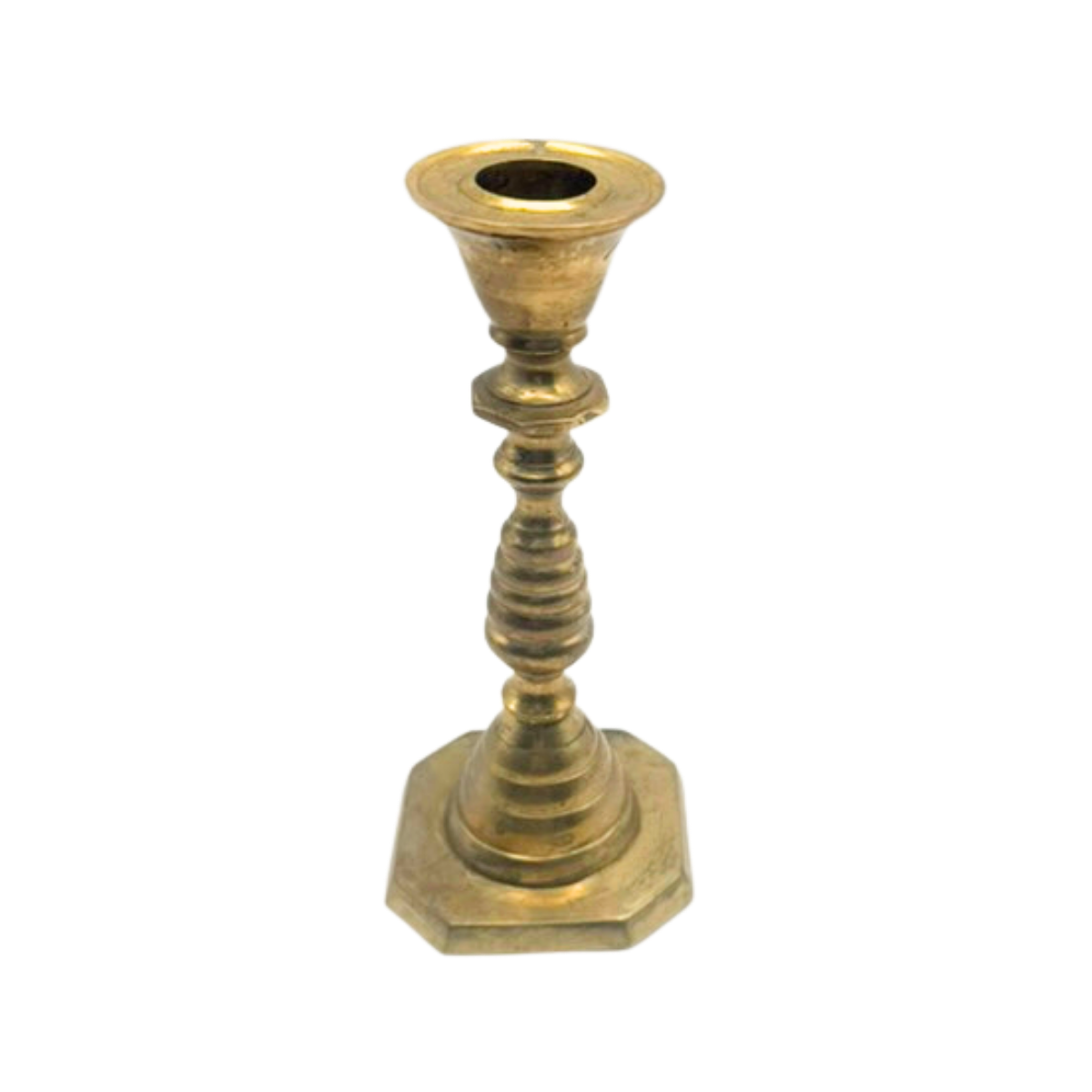gold candlestick holder