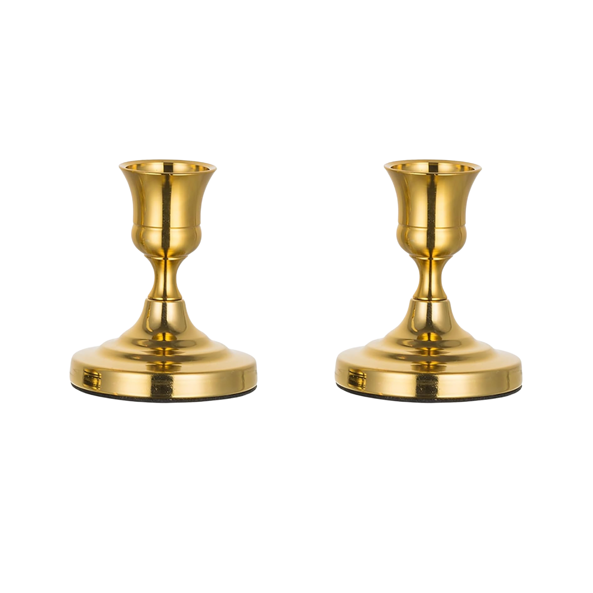 gold candlestick holder