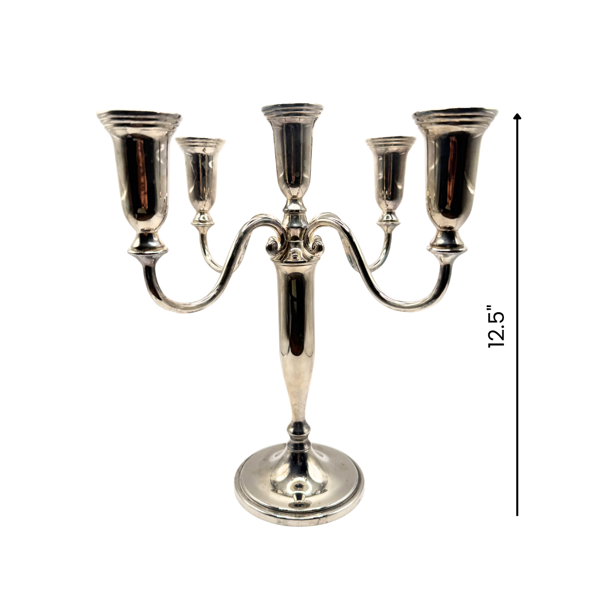 silver candelabra