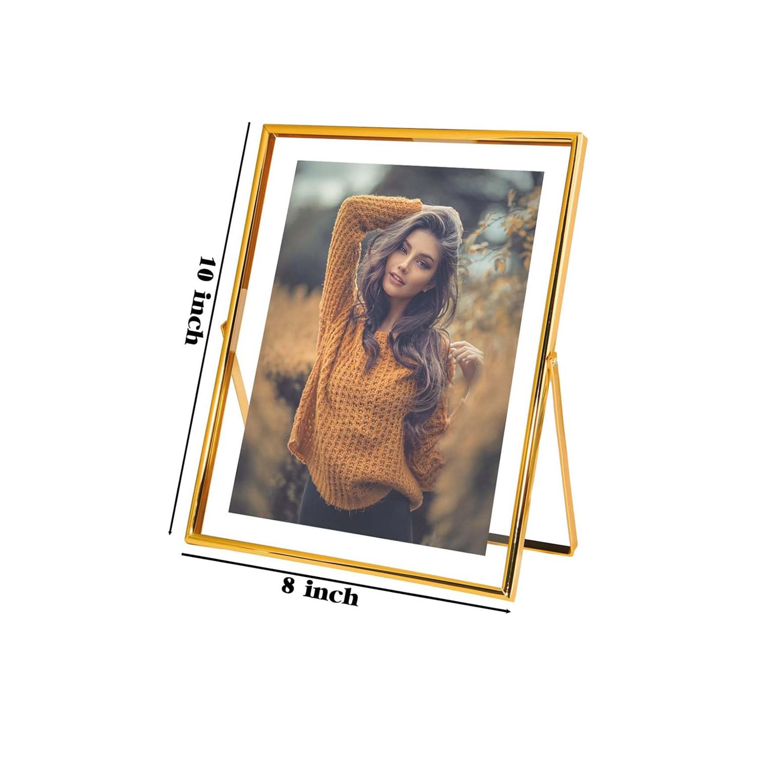 gold picture frame 8x10
