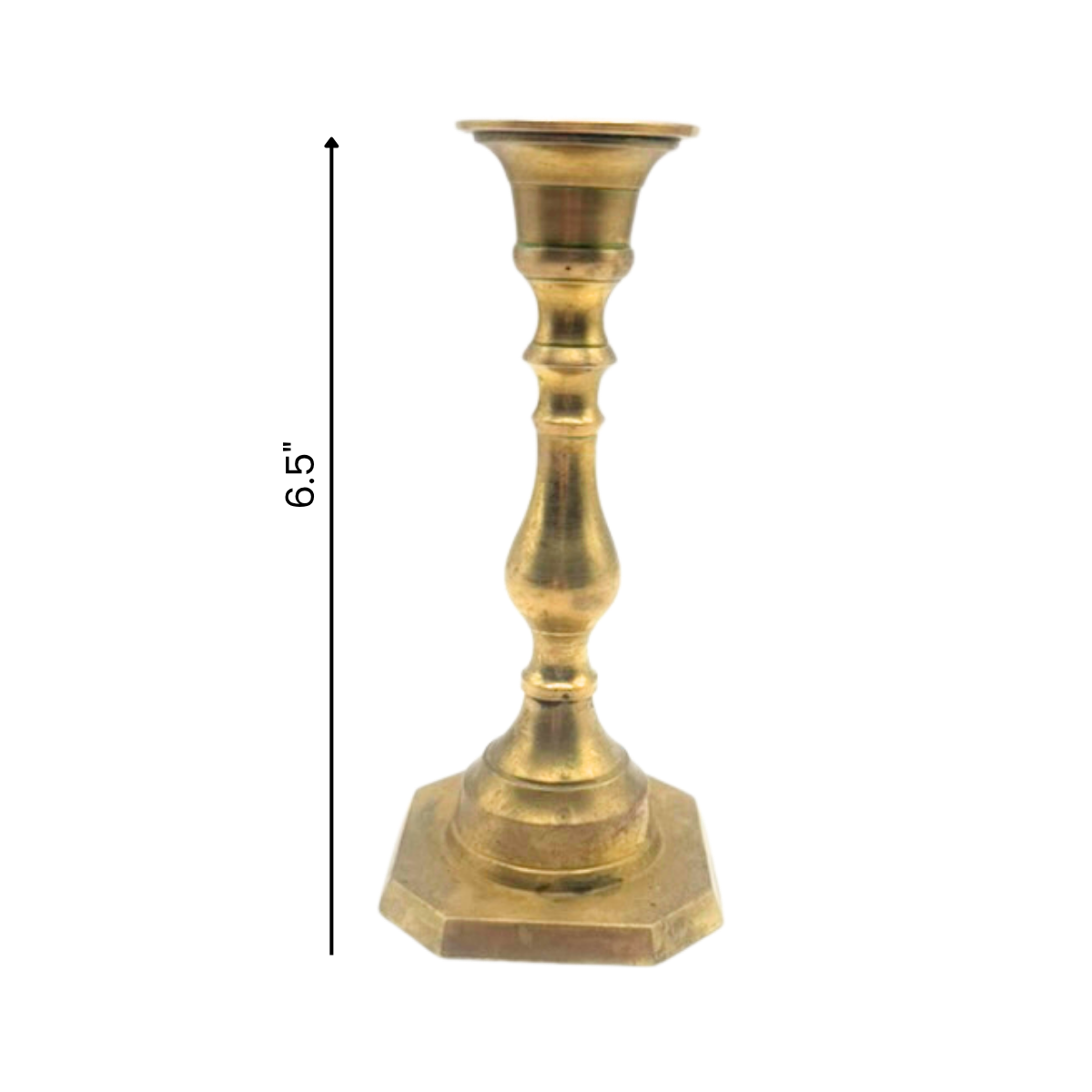 gold candlestick holder