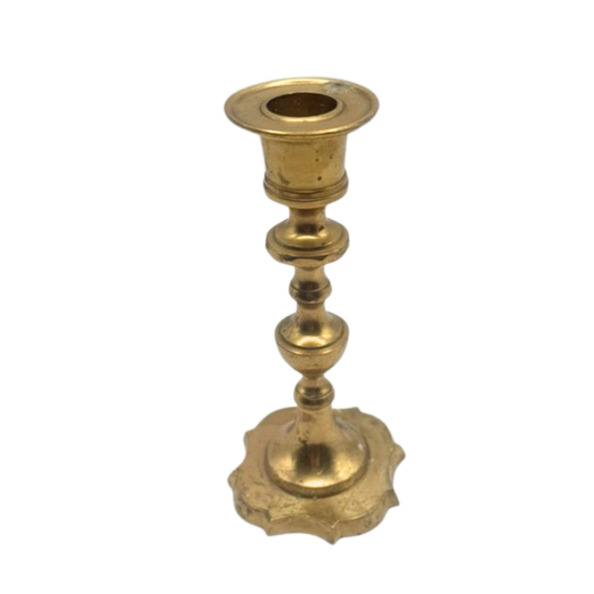 gold candlestick holder
