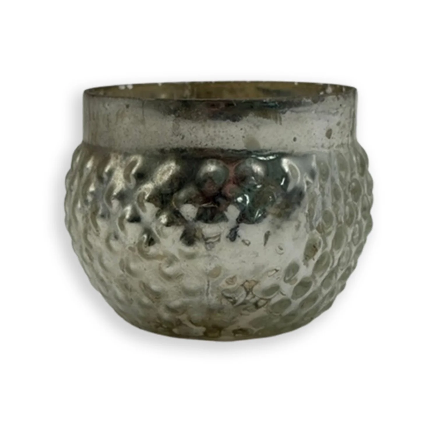 Mercury Glass Votive Holder No. 3