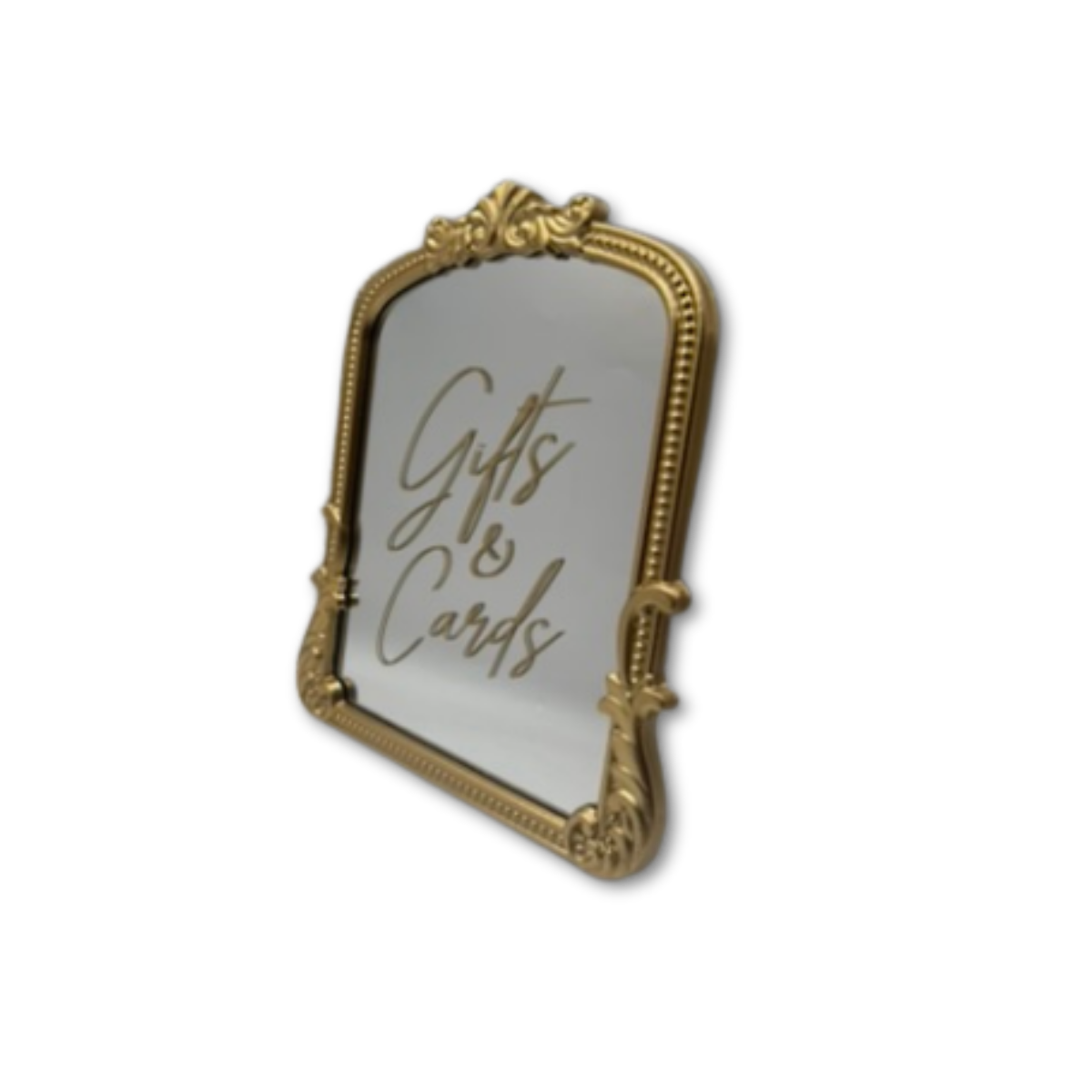 gold framed mirror
