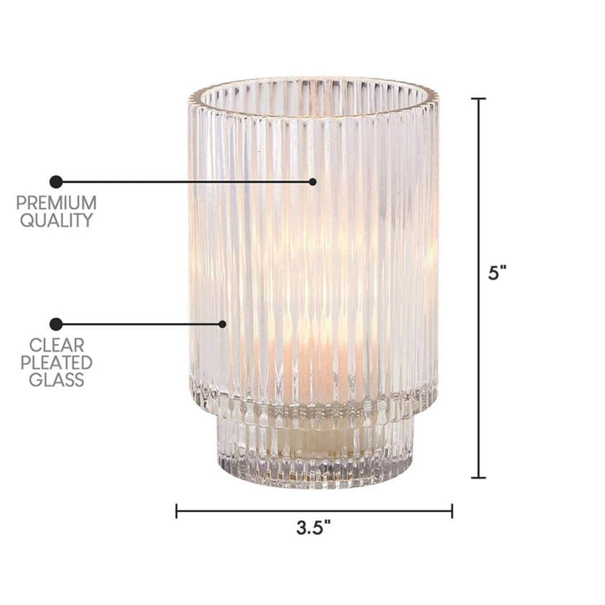 ribbed votive