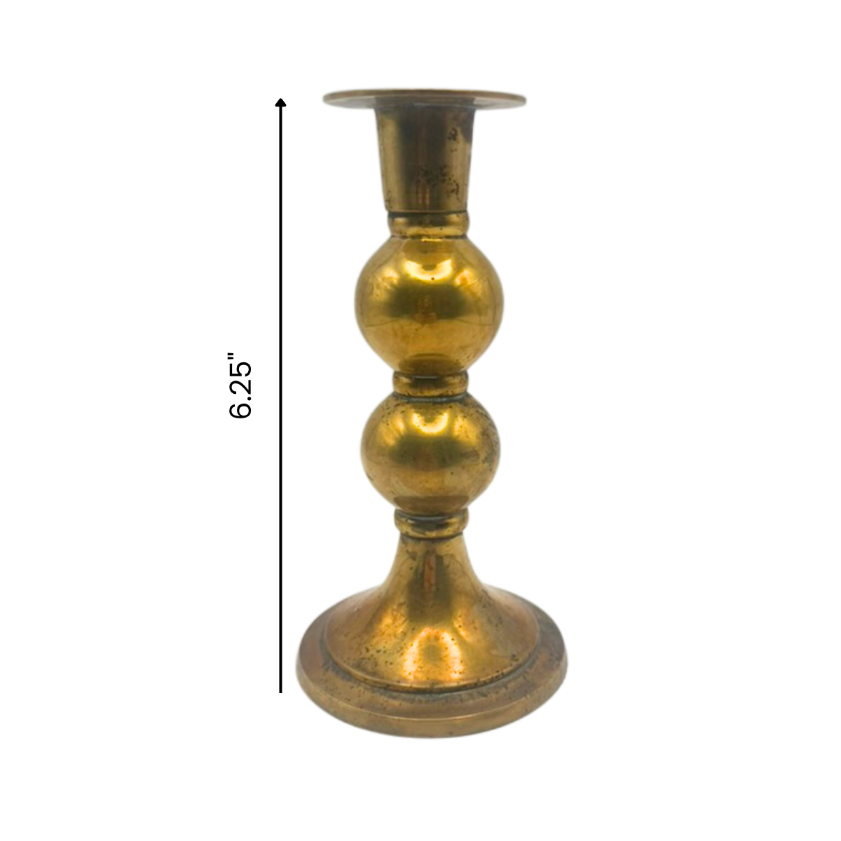vintage gold candlestick