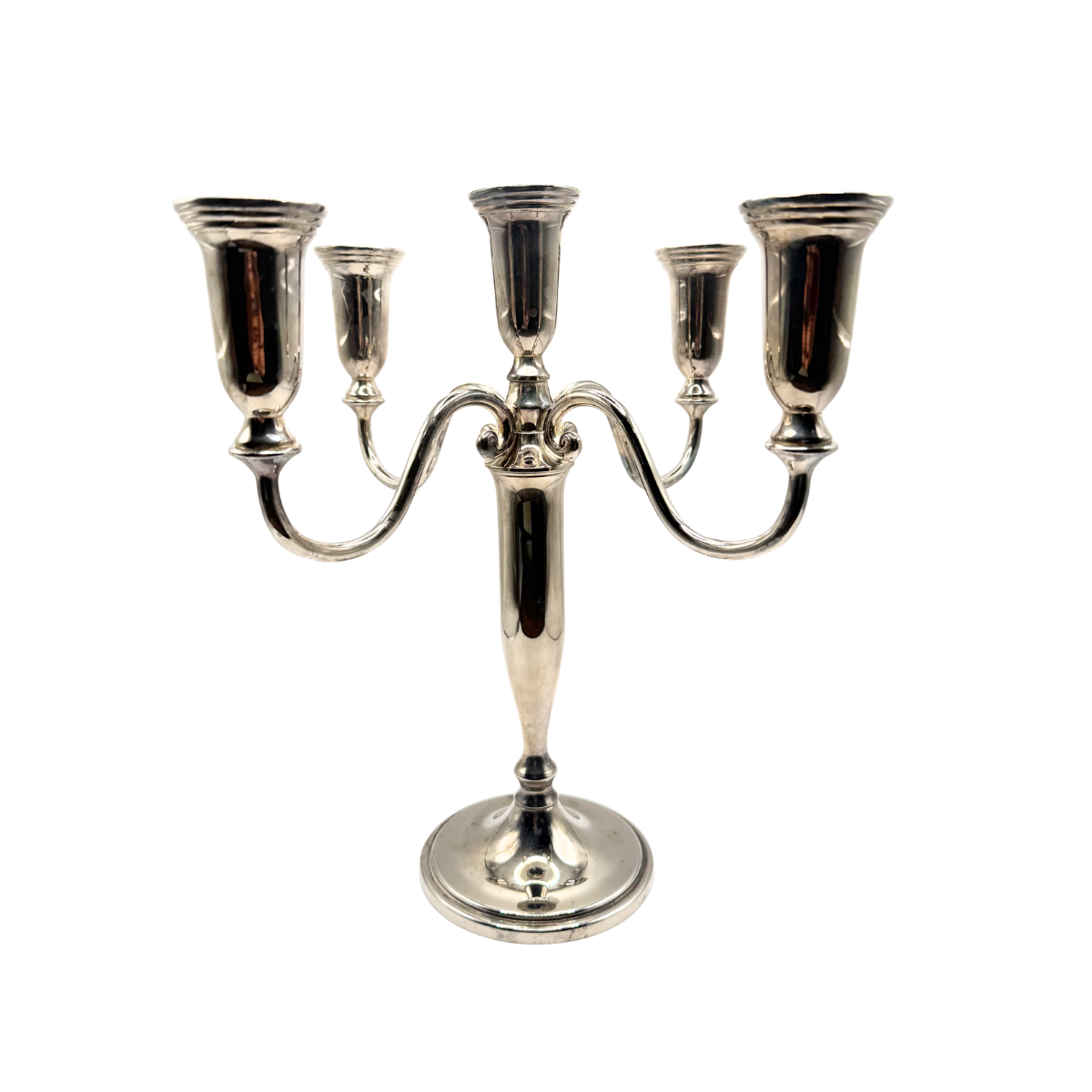 silver candelabra