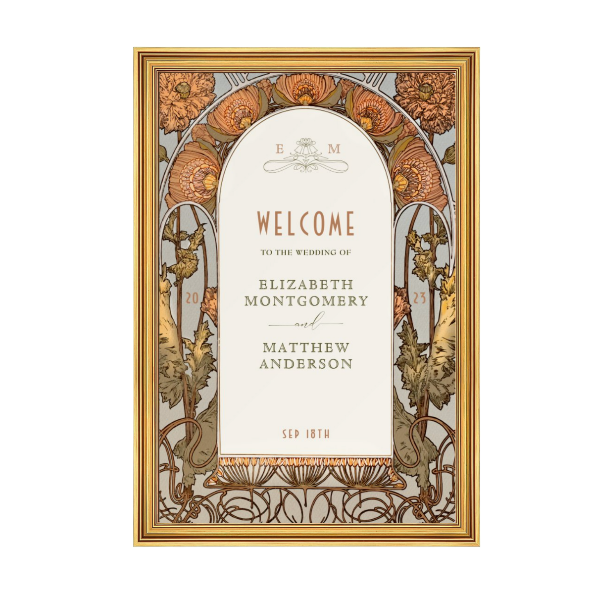gold frame