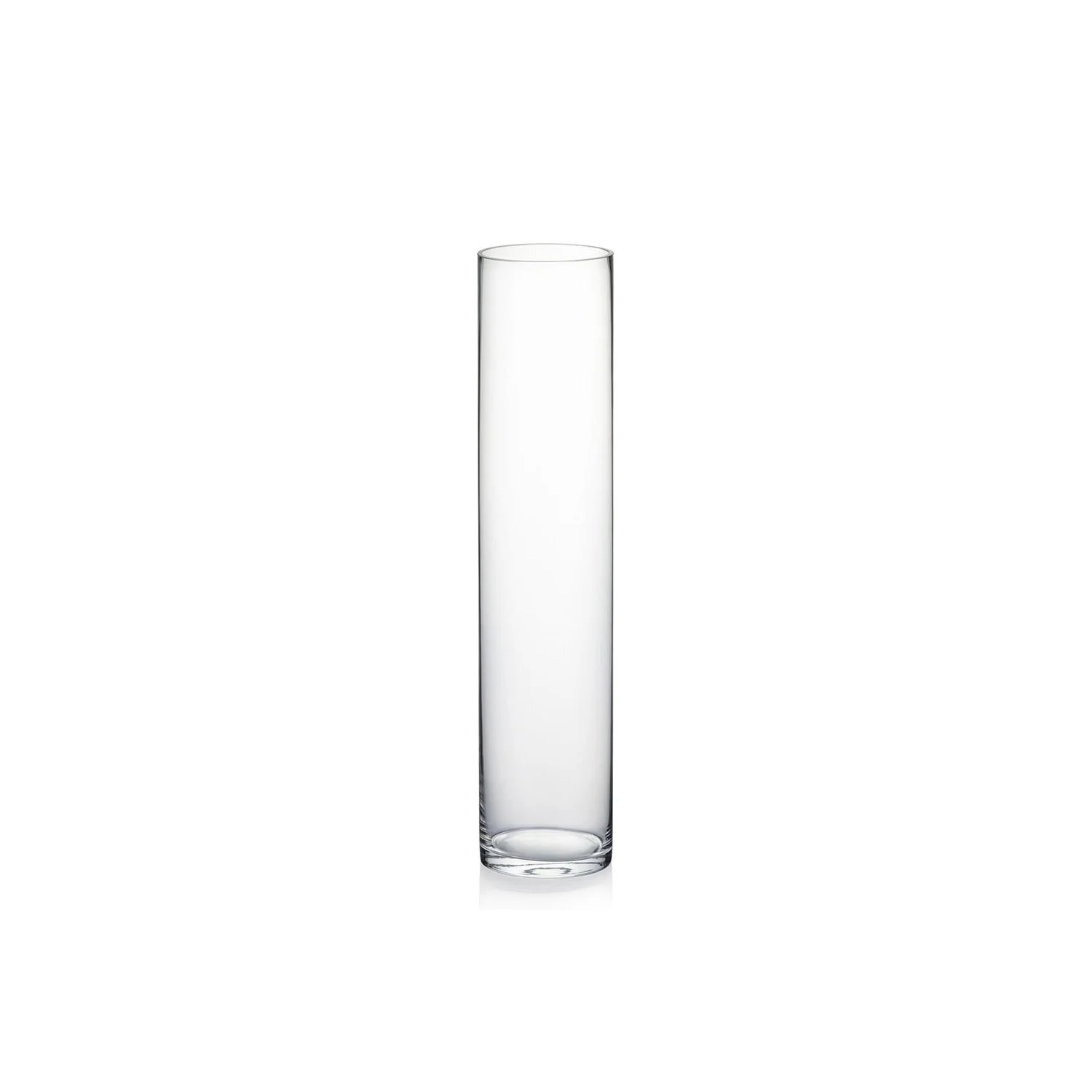 Glass Cylinder Vase 18x4