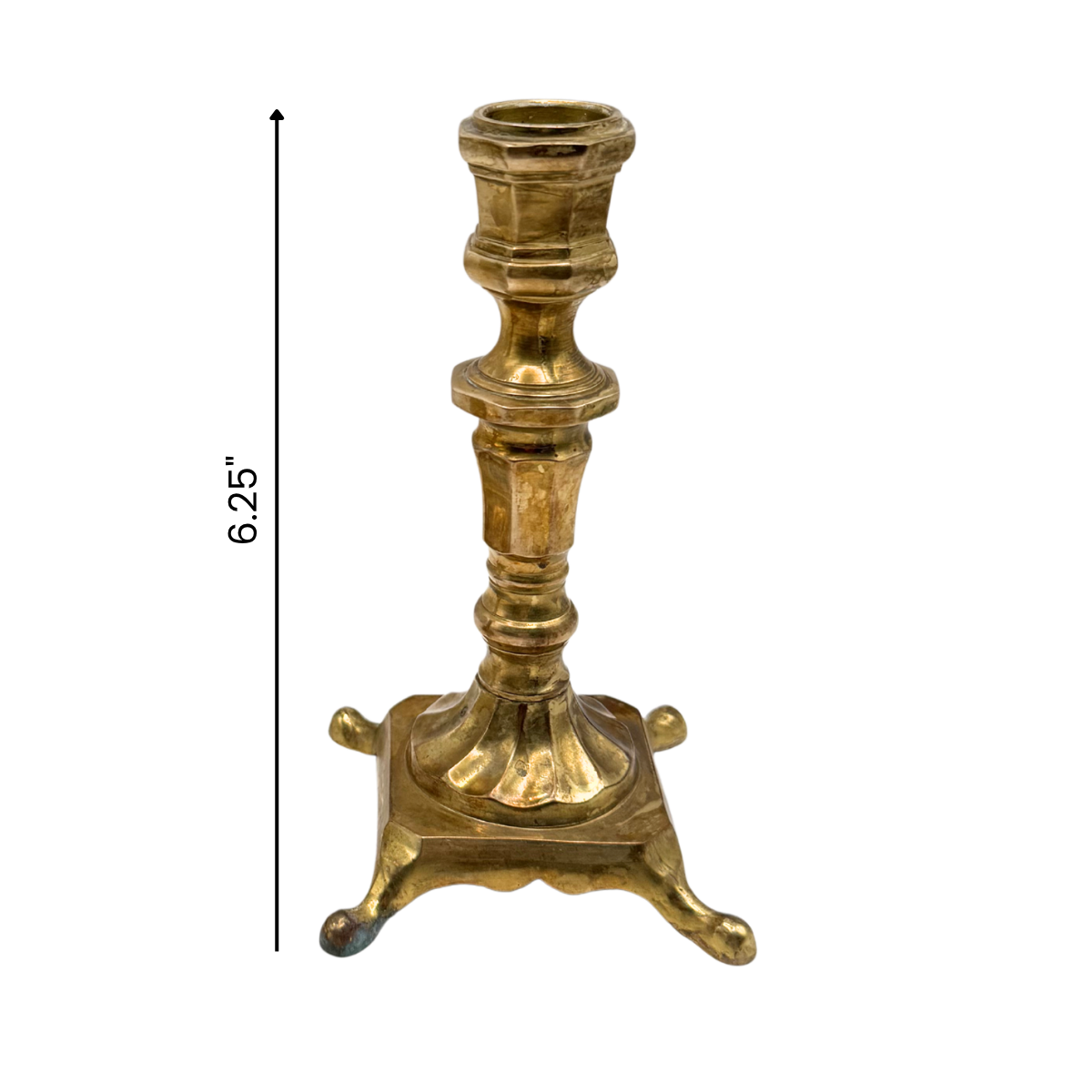 vintage gold candlestick