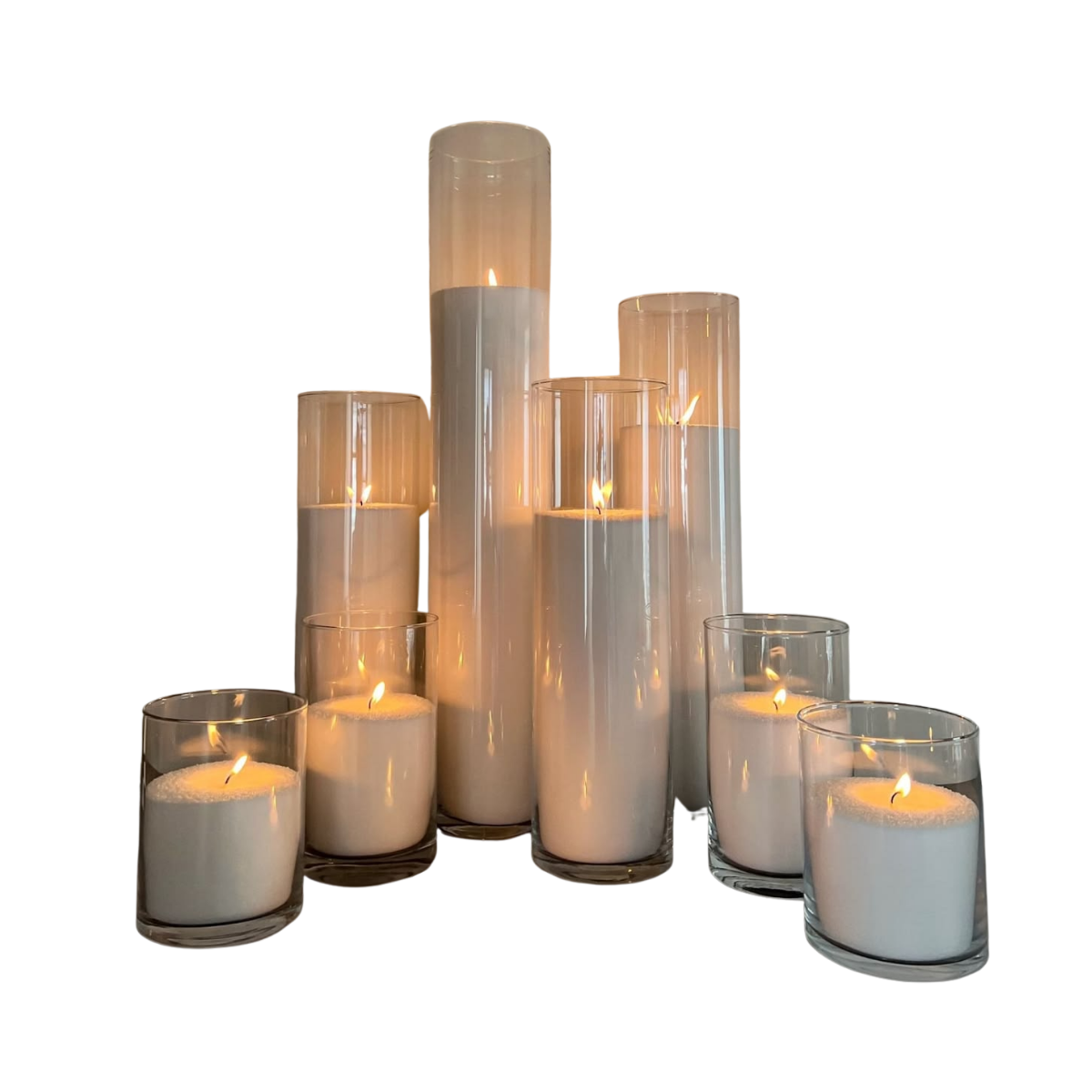sand wax candles