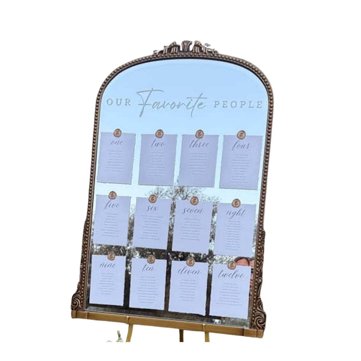 antique gold mirror