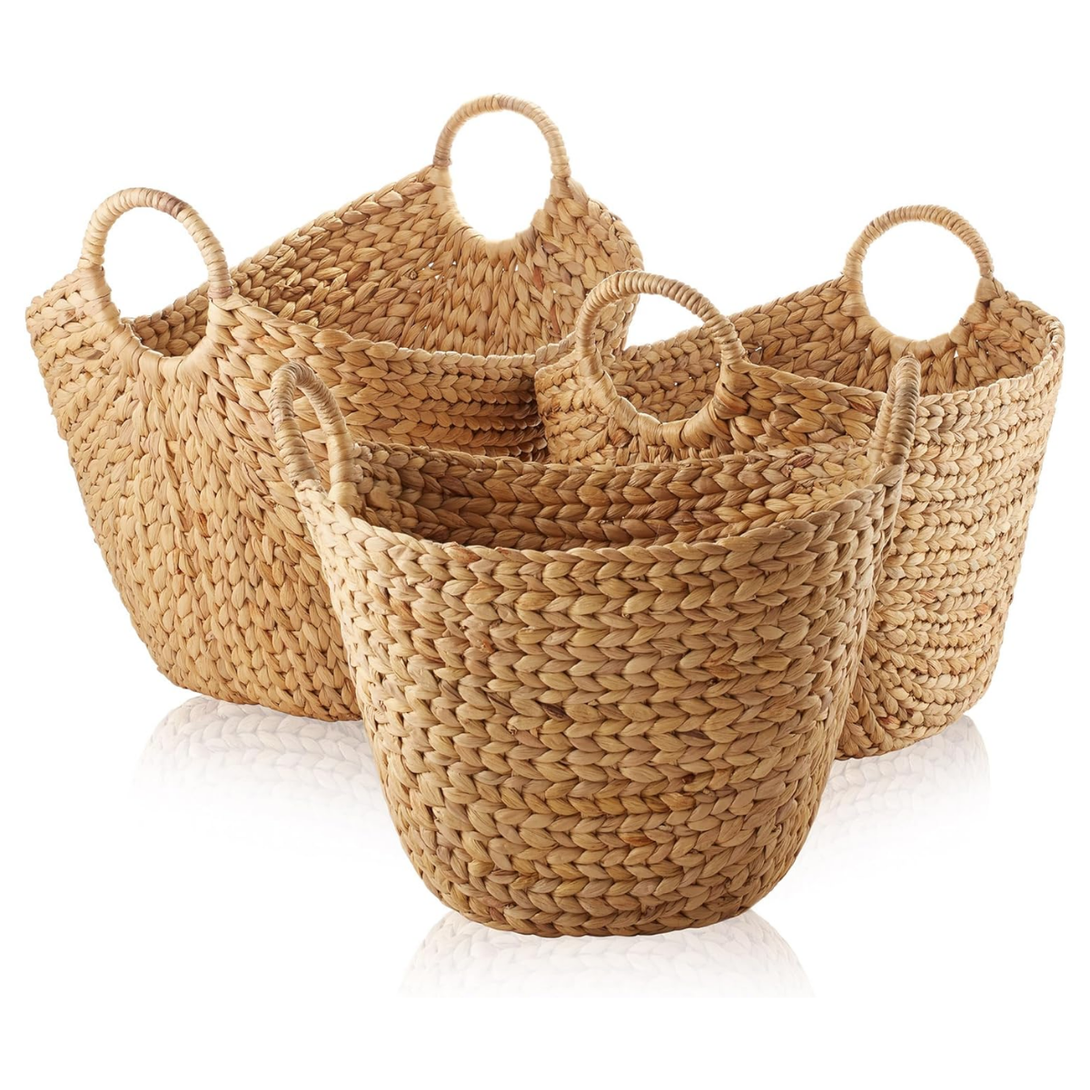 Hyacinth Woven Basket - 3 Sizes