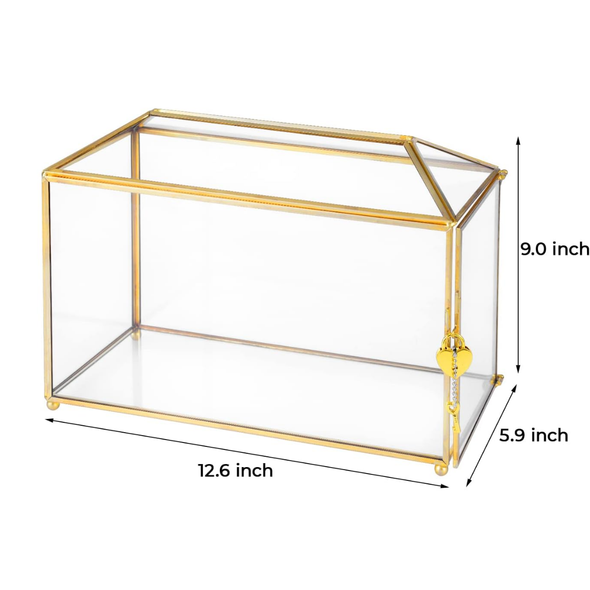 gold and glass cardbox