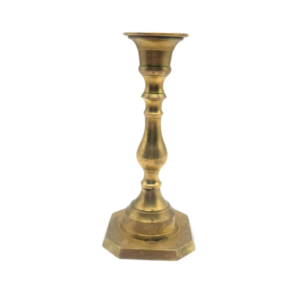 gold candlestick holder