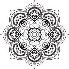 Black and white mandala for spiritual counseling and spiritual therapy