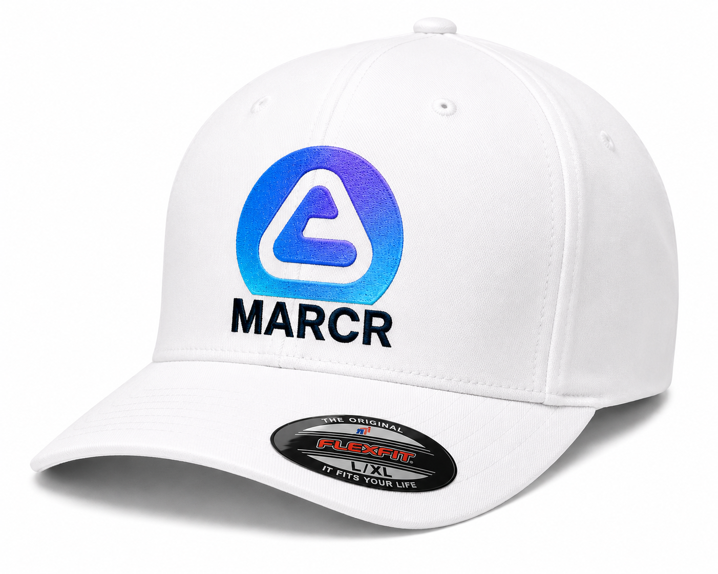 White Marcr® Fex Fit Cap