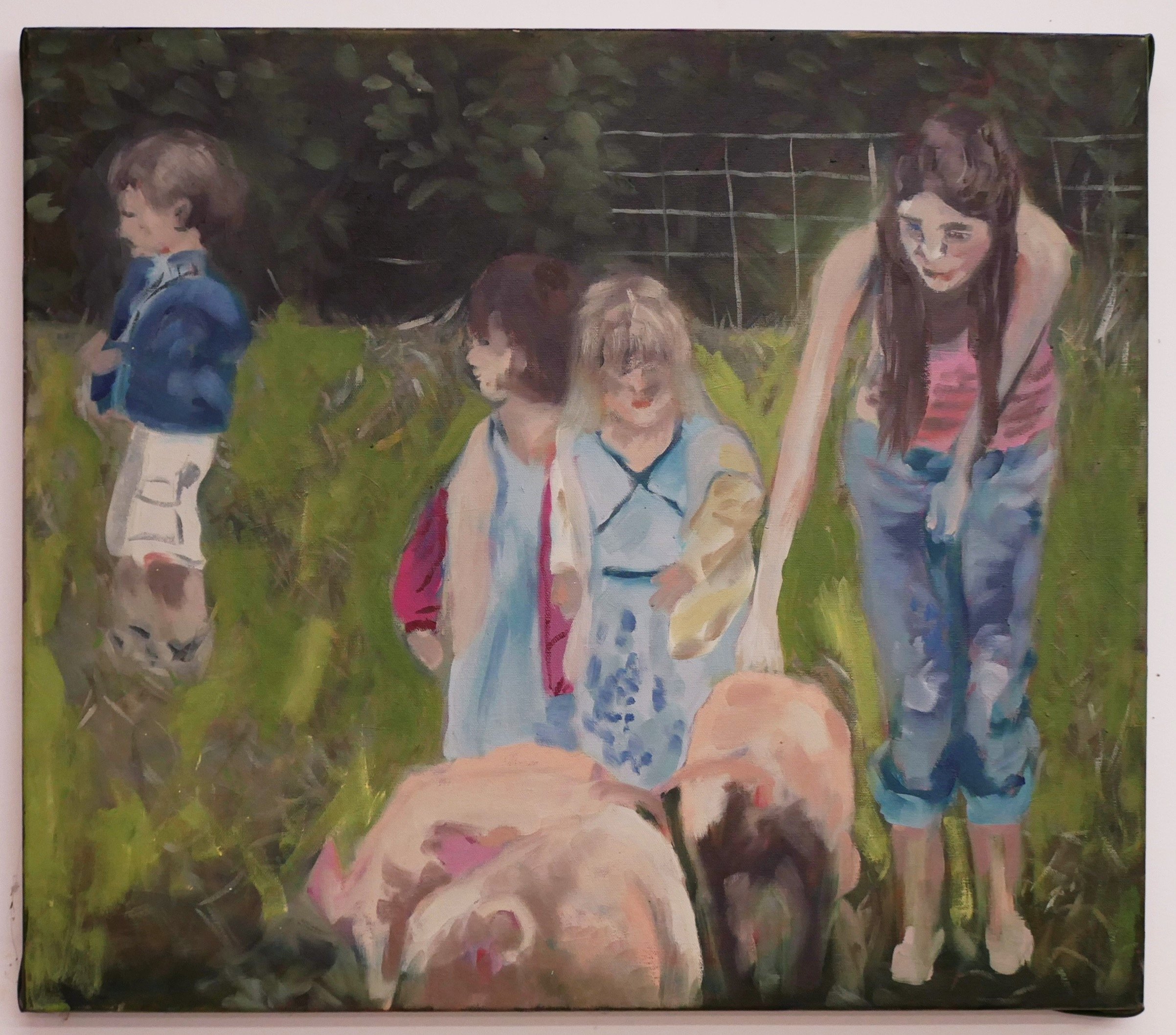 Farm Visit, 2026, Oil on canvas